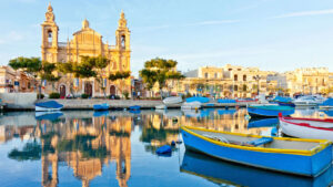 Malta View At Golden Hour