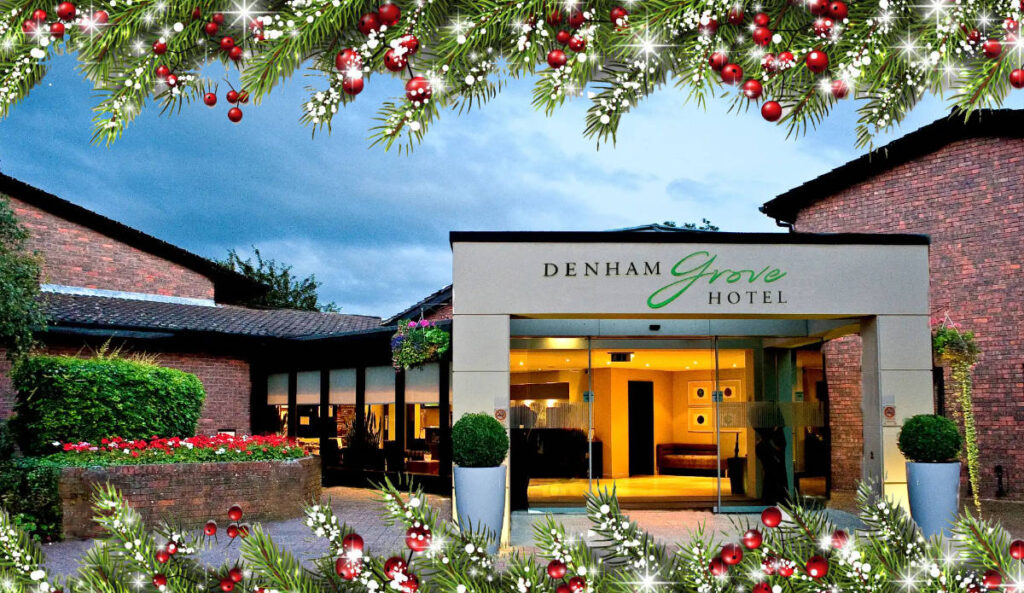 Denham grove main entrance hero festive