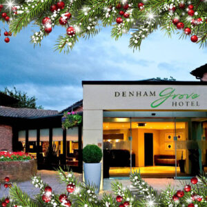 Denham grove main entrance hero festive