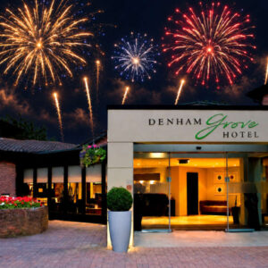 Denham grove new years fireworks midnight