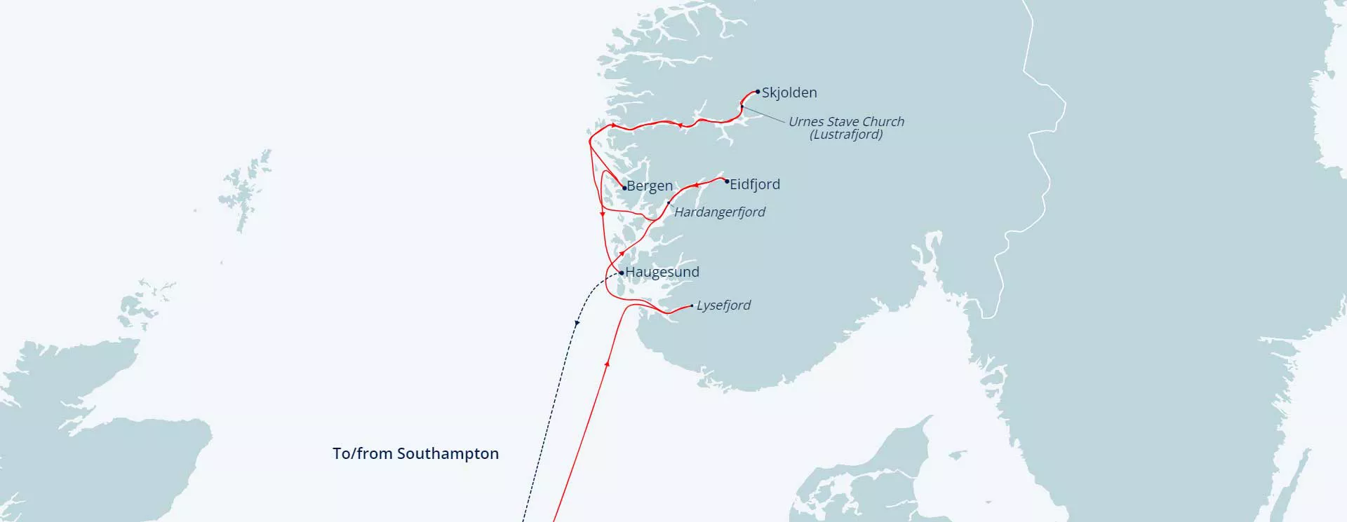 S2608 Itinerary Map